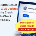 RBSE 10th Result 2026 LIVE: Website Crash & Easy Steps