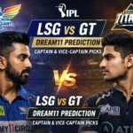 “LSG vs GT Dream11 Prediction: Best Fantasy Team, Captain, and Vice-Captain Picks”