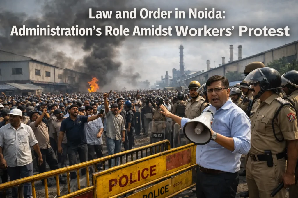 Wavethenews Noida Protest