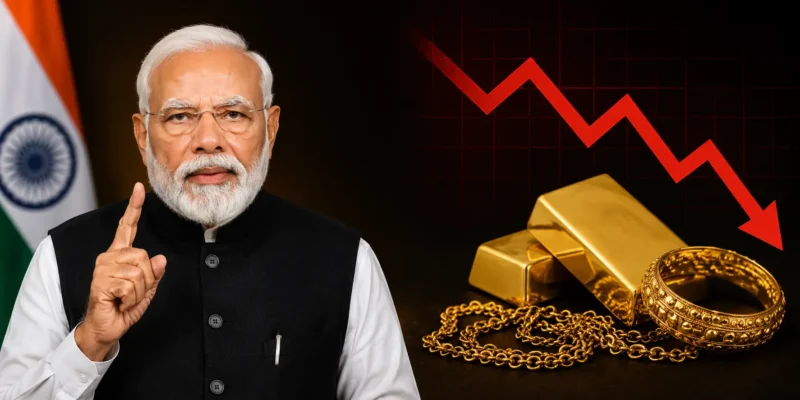 Wavethenews Gold Prices Fall After PM Modi Appeal